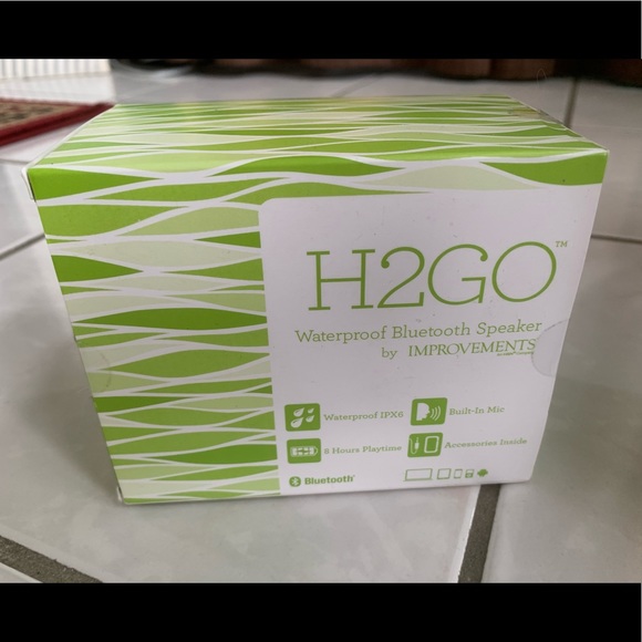 h2go waterproof bluetooth speaker
